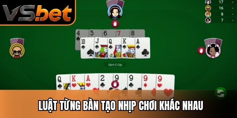 Lu?t t?ng b&agrave;n t?o nh?p ch?i kh&aacute;c nhau